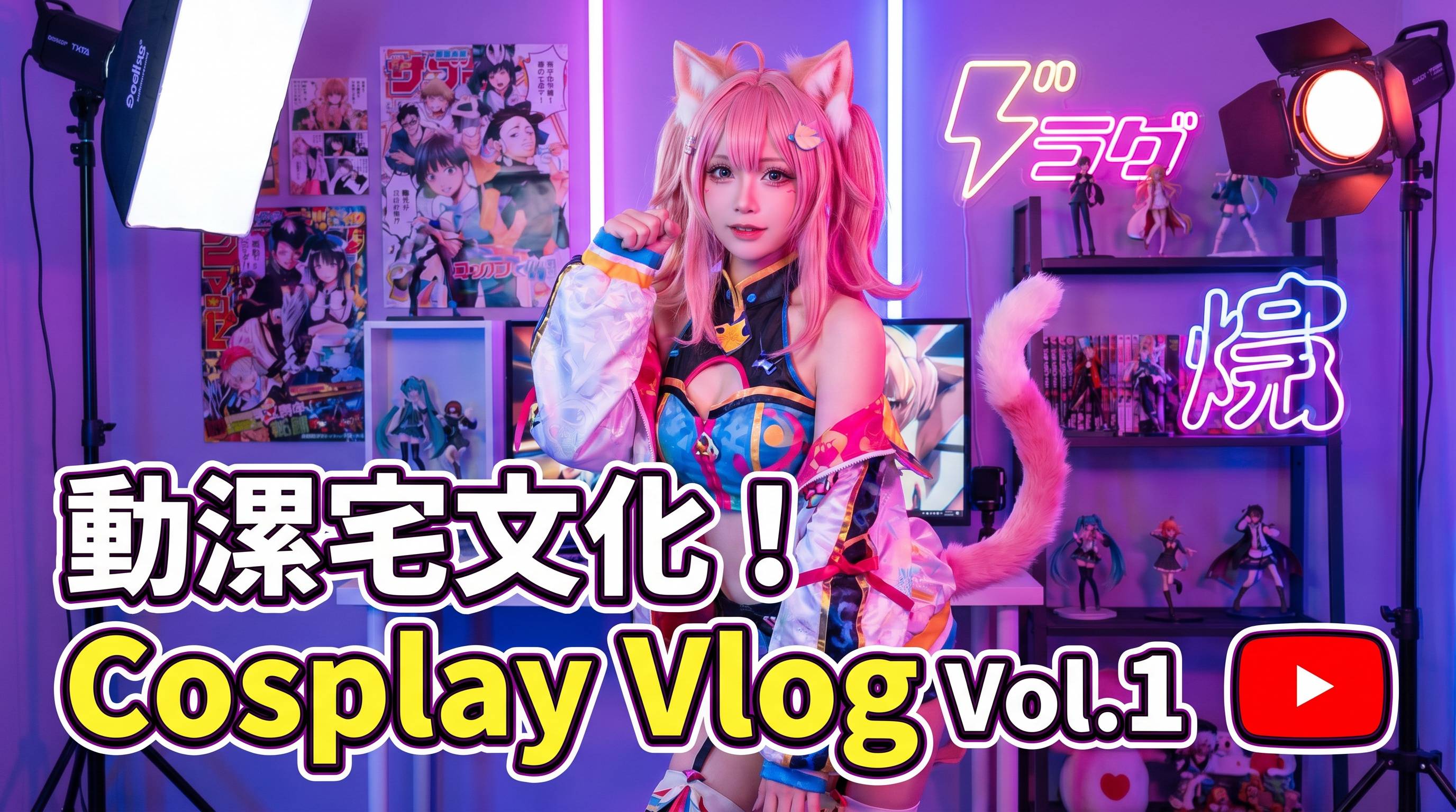 探花视频：二次元宅文化Cosplay神级还原